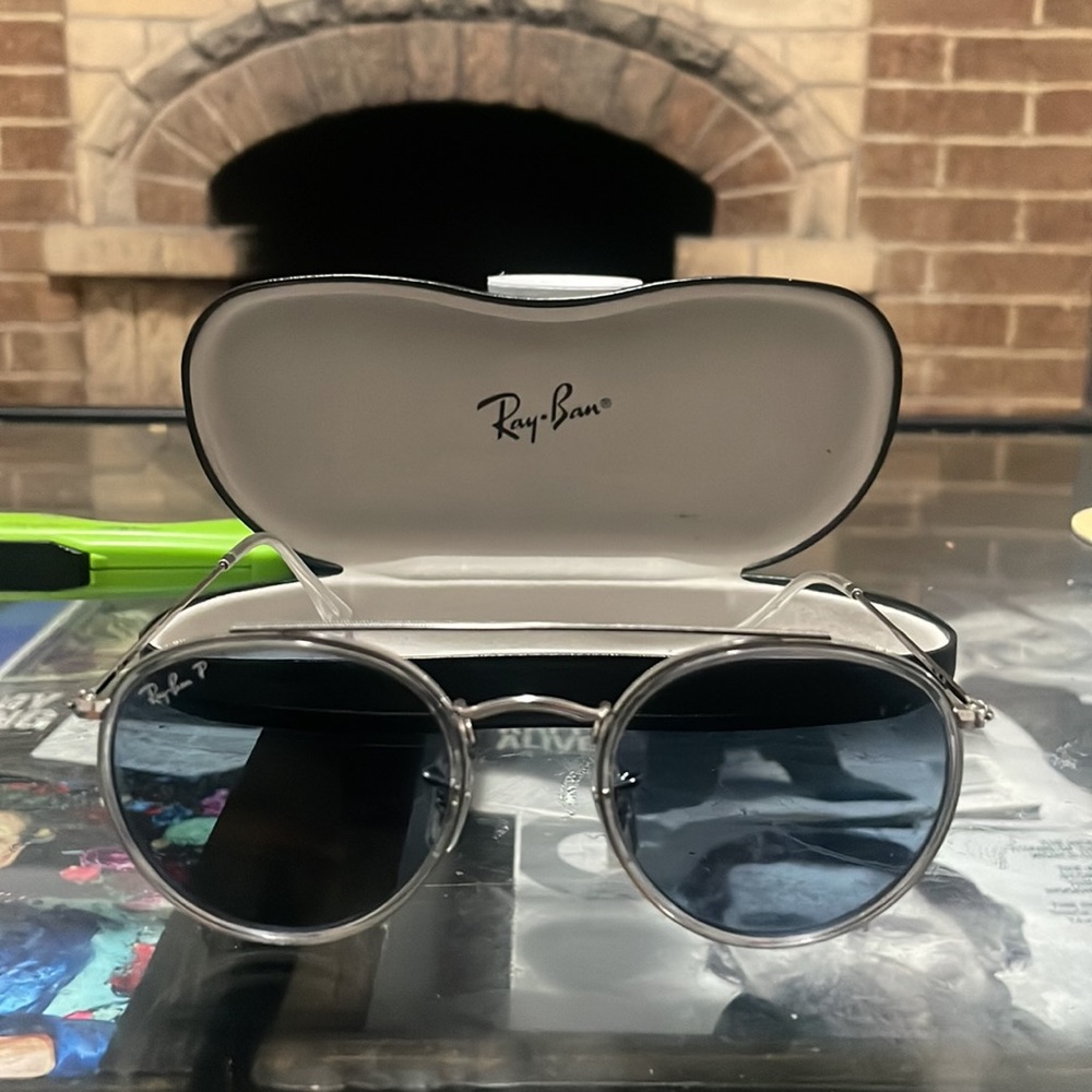 Rayband Polarized Blue lenses Sunglasses